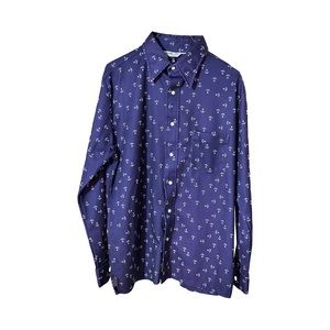 Vintage IZOD Anchor Button-Up Sz L